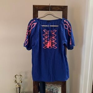 Vintage Talbots Blouse Size Medium EUC